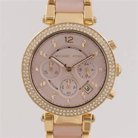 michael kors mk6326|Michael Kors Women's Chronograph Parker Gold.